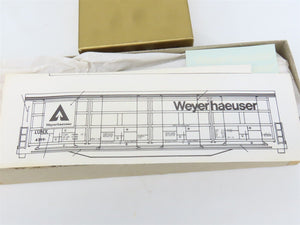 HO Scale Quality Craft Models Kit 326 LUNX Weyerhaeuser All Door Box Car