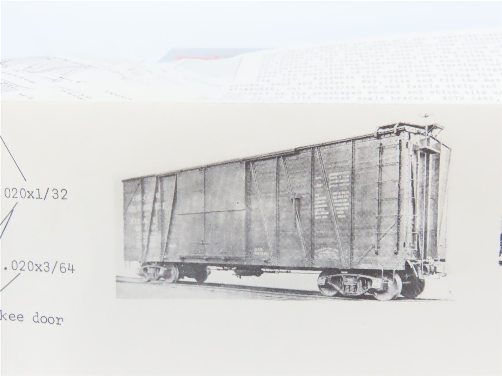 HO Scale Quality Craft Models Kit 1974 Prestige MILW Milwaukee Road 40' Box Car