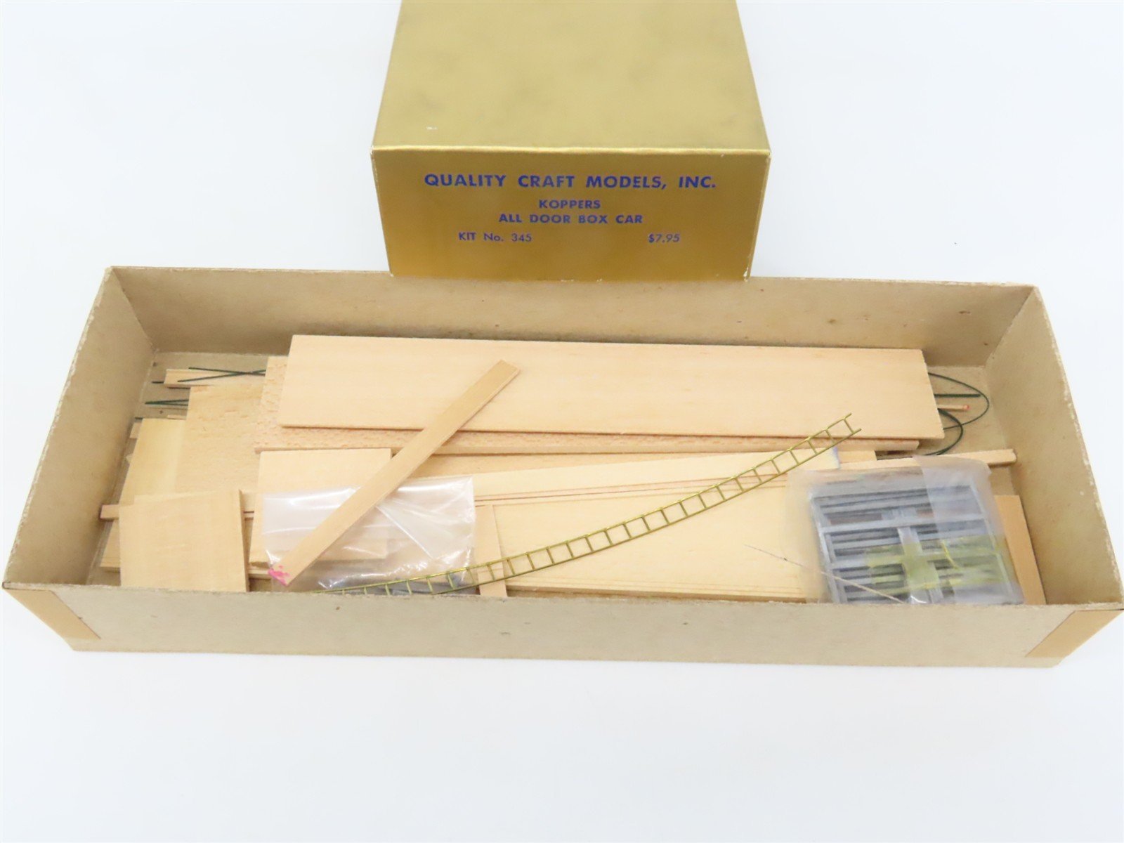 HO Scale Quality Craft Models Kit 345 KFPX Koppers All Door Box Car #100