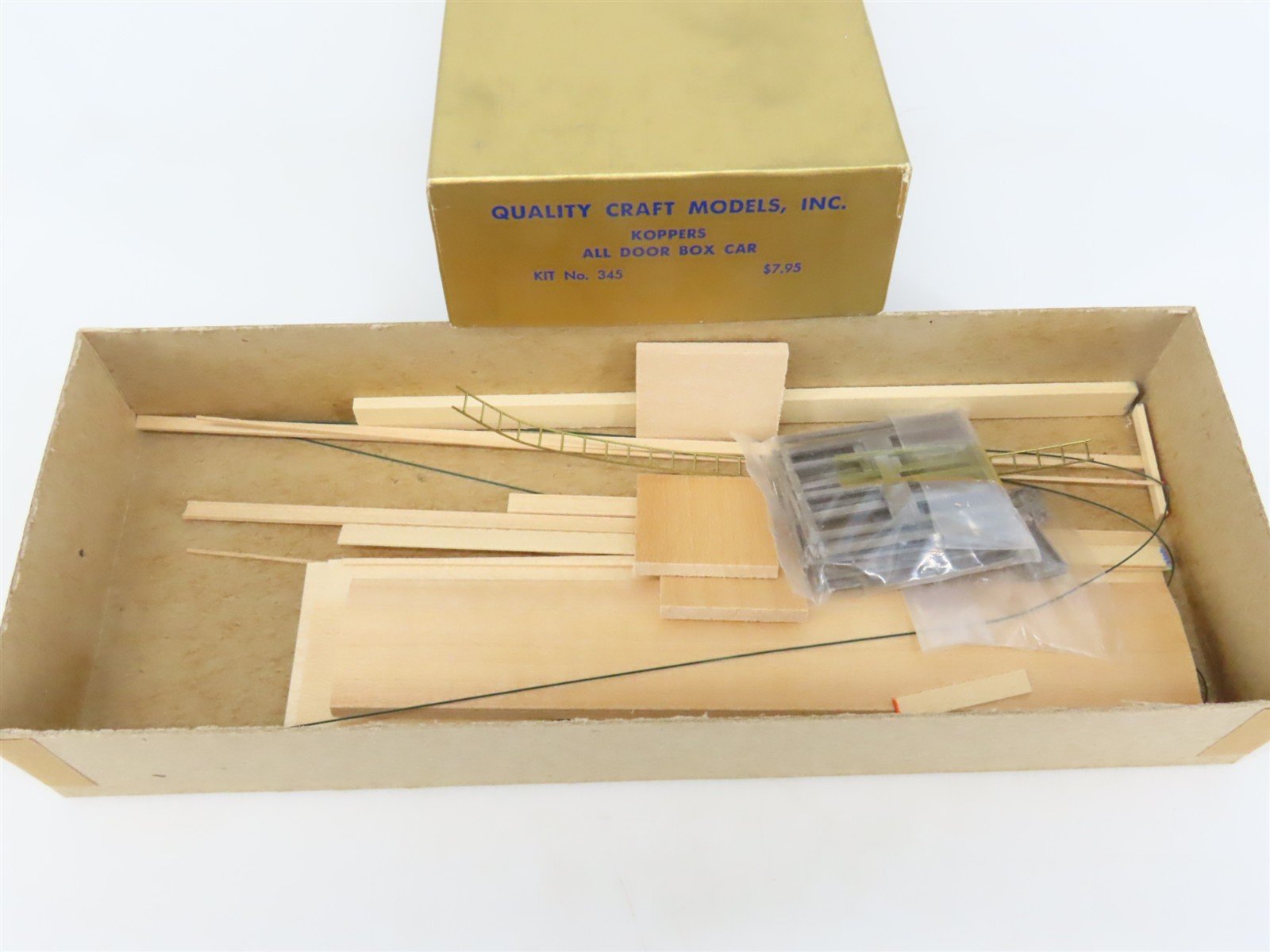 HO Scale Quality Craft Models Kit 345 KFPX Koppers All Door Box Car #100