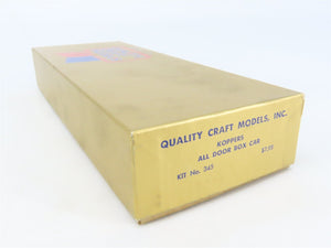 HO Scale Quality Craft Models Kit 345 KFPX Koppers All Door Box Car #100