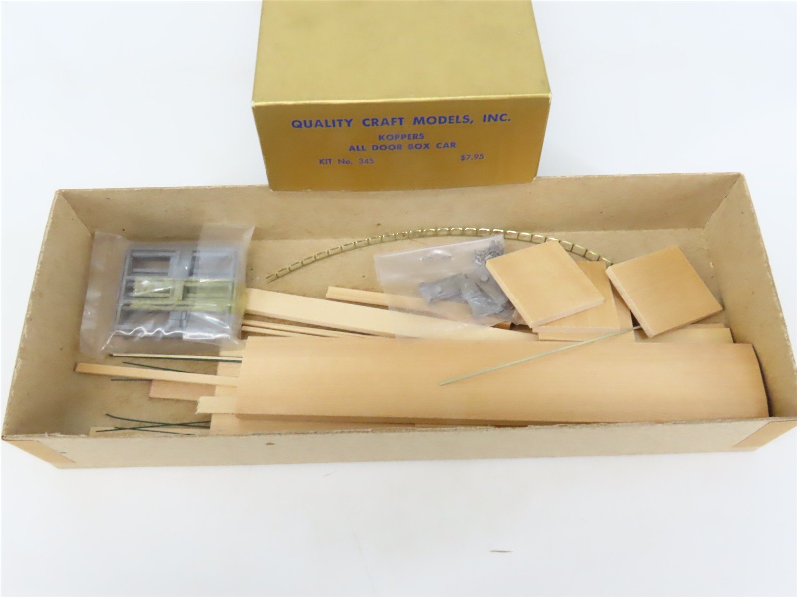 HO Scale Quality Craft Models Kit 345 KFPX Koppers All Door Box Car #100