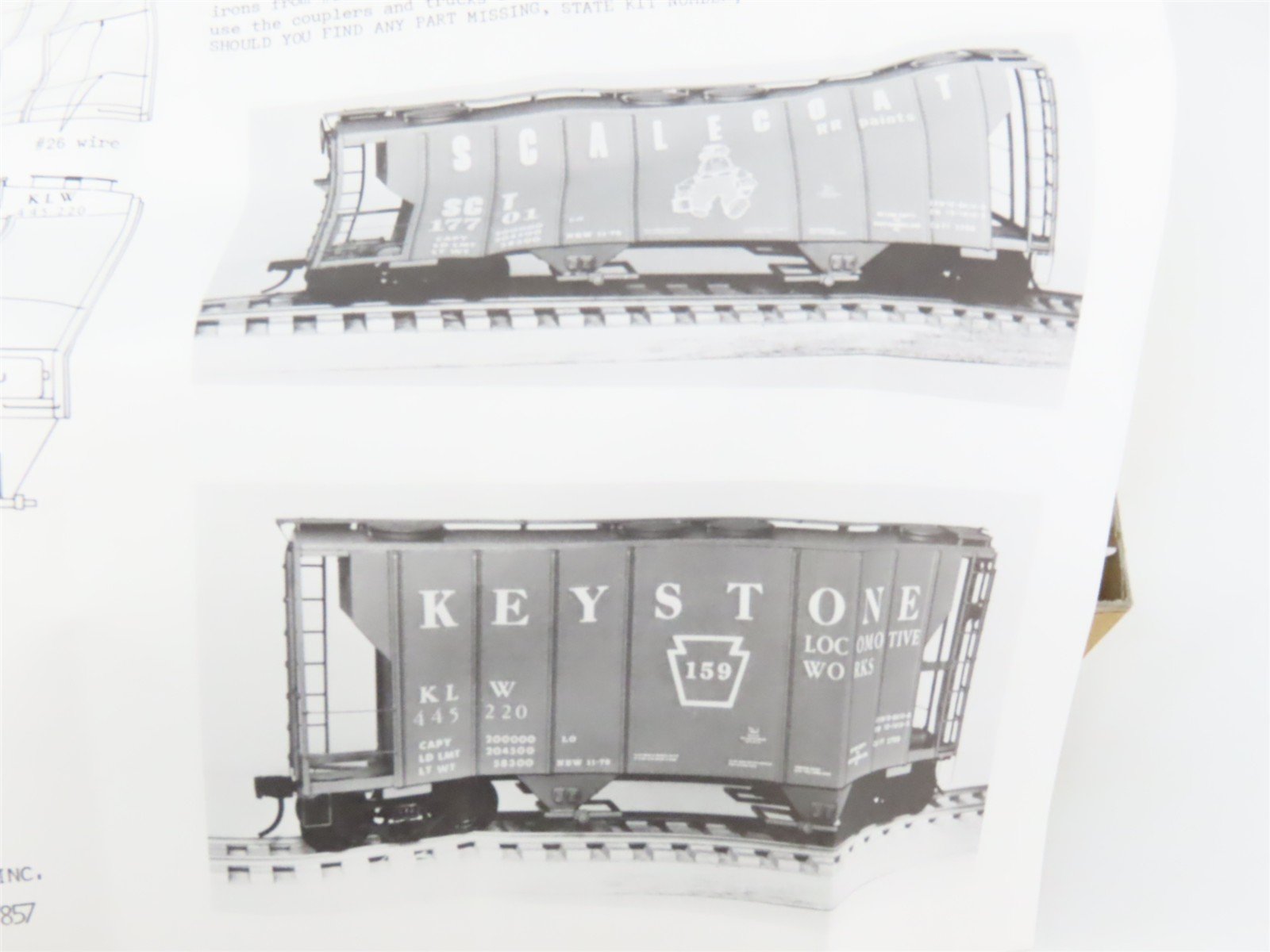 HO Scale Quality Craft Models Kit 544 SCT Scalecoat 100 Ton Covered Hopper