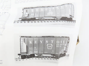 HO Scale Quality Craft Models Kit 544 SCT Scalecoat 100 Ton Covered Hopper