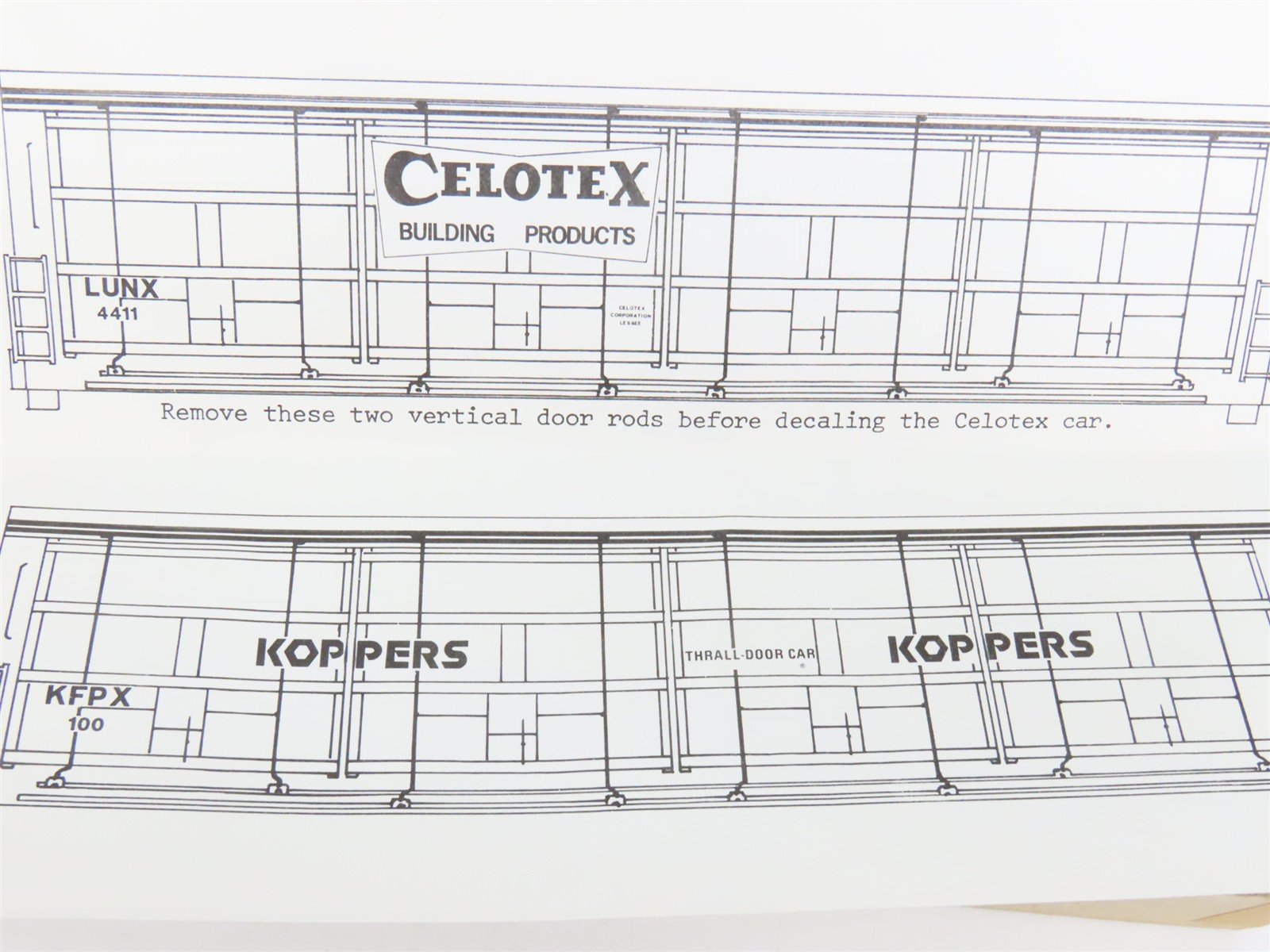 HO Scale Quality Craft Models Kit 344 LUNX Celotex All Door Box Car #4411