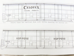 HO Scale Quality Craft Models Kit 344 LUNX Celotex All Door Box Car #4411