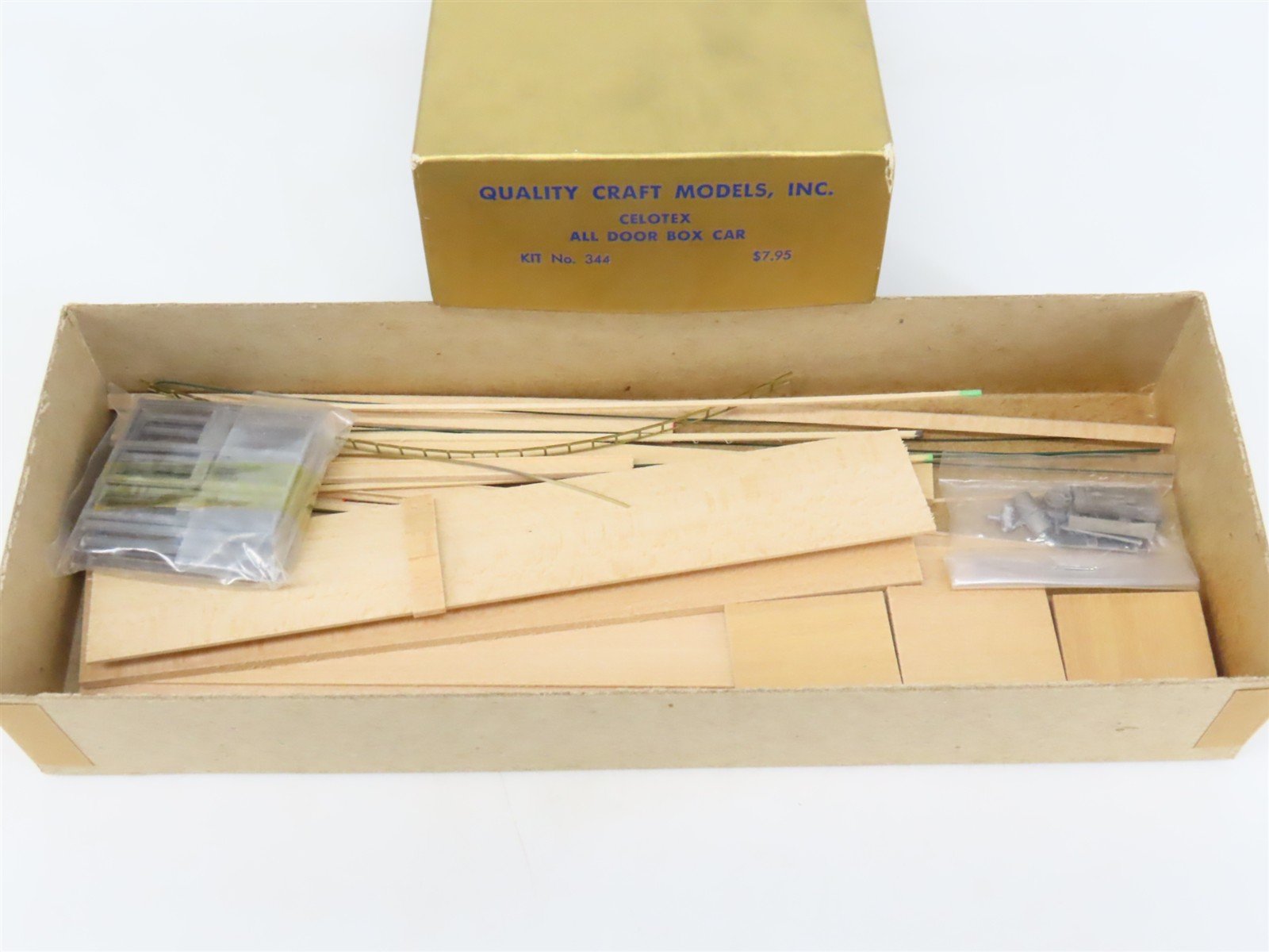 HO Scale Quality Craft Models Kit 344 LUNX Celotex All Door Box Car #4411