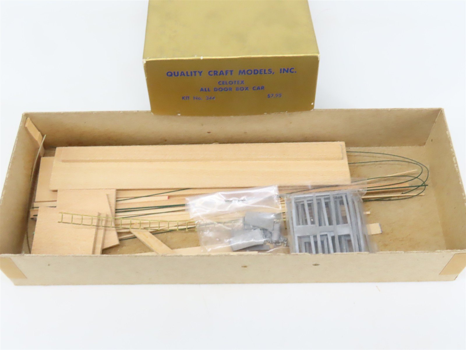 HO Scale Quality Craft Models Kit 344 LUNX Celotex All Door Box Car #4411