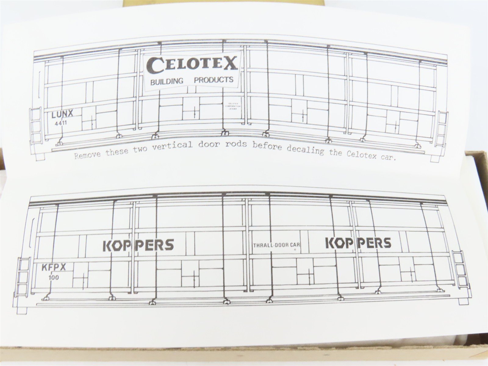 HO Scale Quality Craft Models Kit 344 LUNX Celotex All Door Box Car #4411