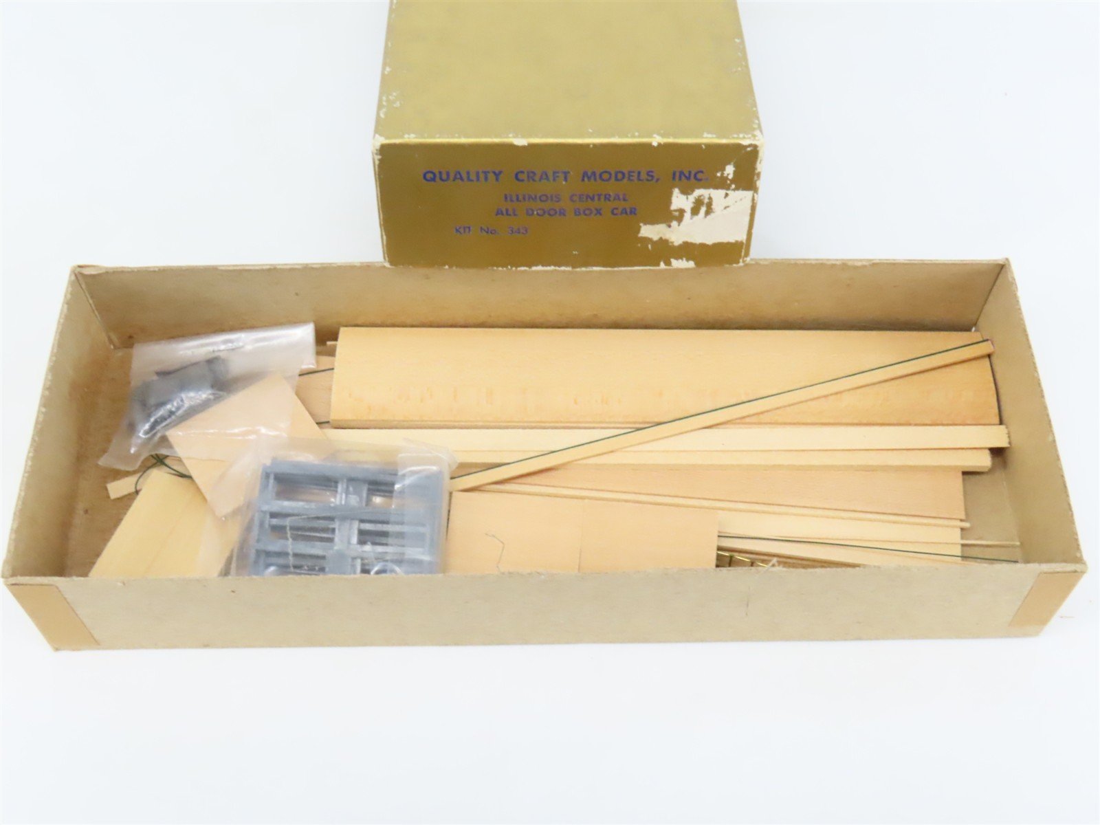HO Scale Quality Craft Models Kit 343 ICG Illinois Central Gulf All Door Box Car