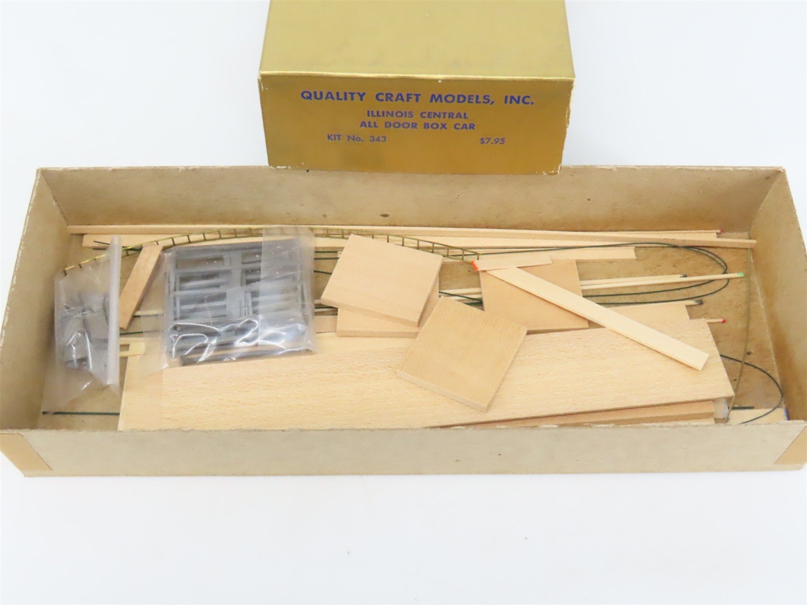HO Scale Quality Craft Models Kit 343 ICG Illinois Central Gulf All Door Box Car