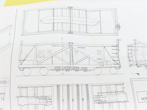 HO Northeastern Scale Models Kit N&W Norfolk & Western Railway Wooden Hopper