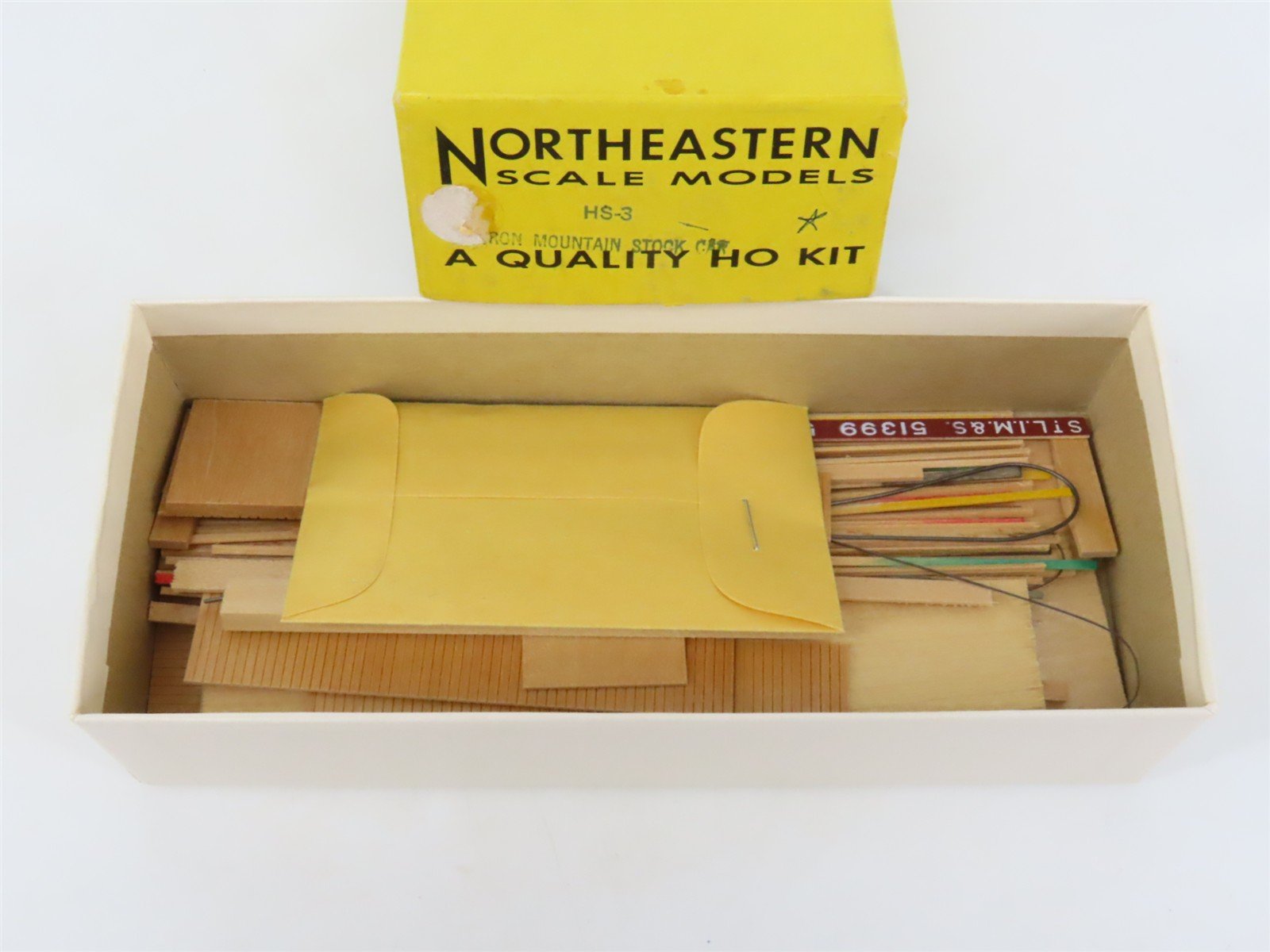 HO Northeastern Scale Models Kit HS-3 StLIM&S Iron Mountain Stock Car #51399