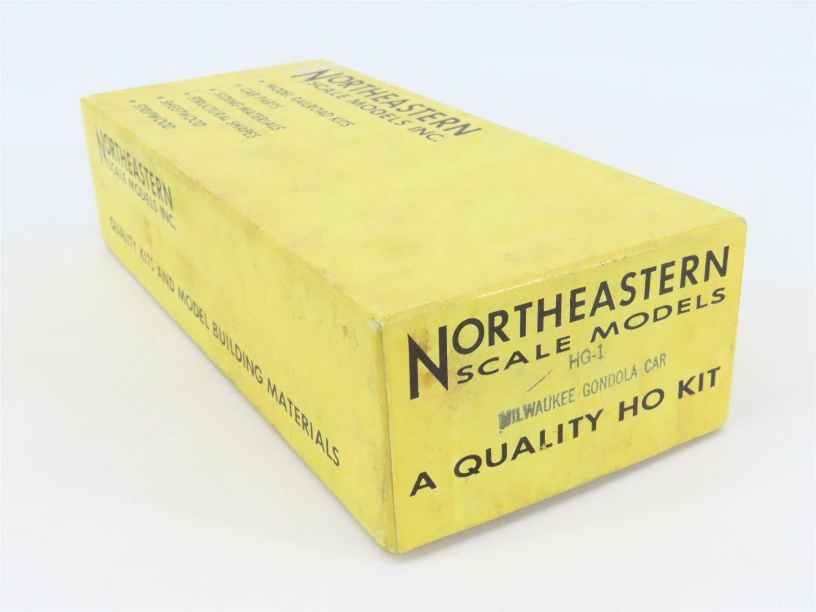 HO Northeastern Scale Models Kit HG-1 MILW Milwaukee Road Gondola