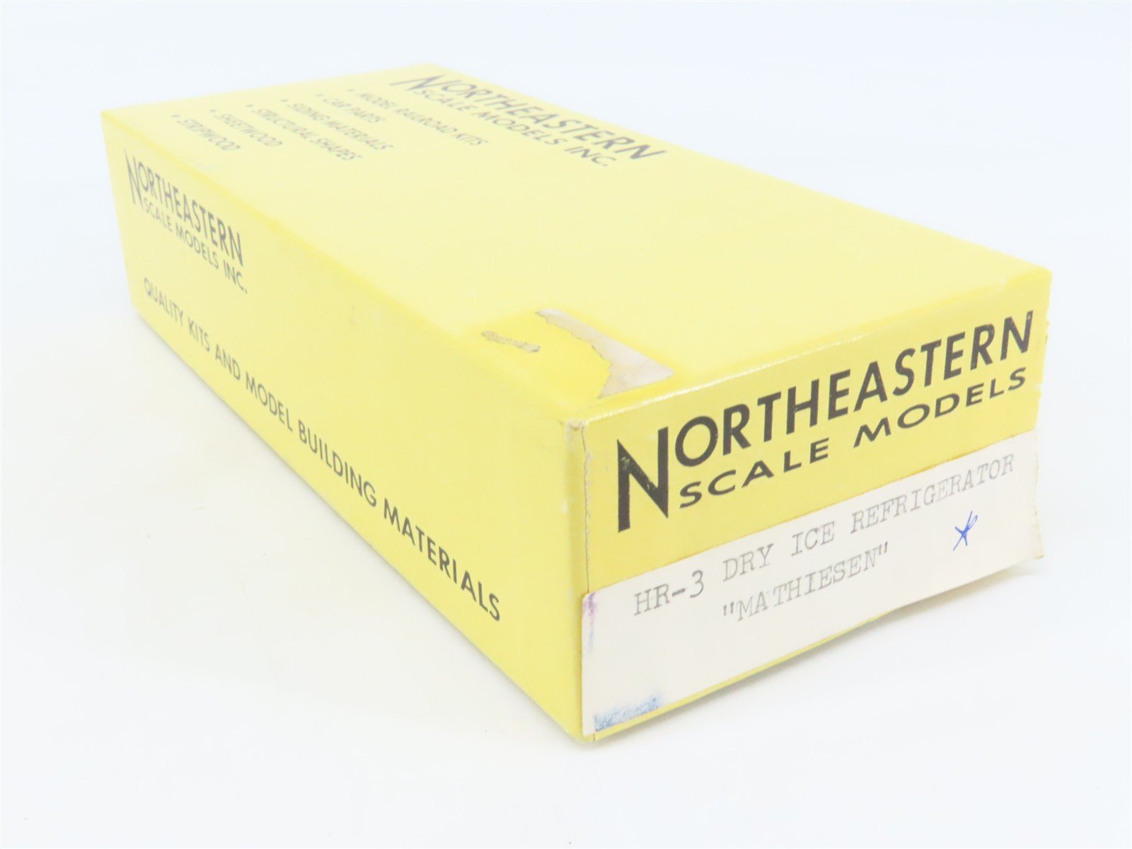 HO Northeastern Scale Models Kit HR-3 NX Mathieson Dry Ice Reefer