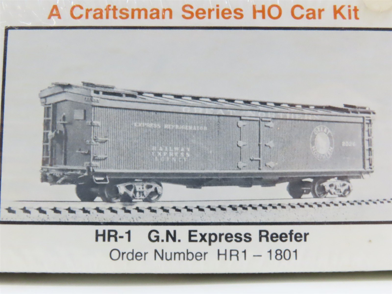 HO Northeastern Scale Models Kit HR-1 GN Great Northern Express Reefer - Sealed