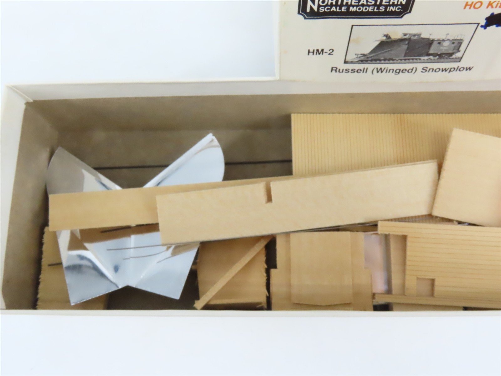 HO Northeastern Scale Models Kit HM-2 BM Boston & Maine Russell Winged Snowplow