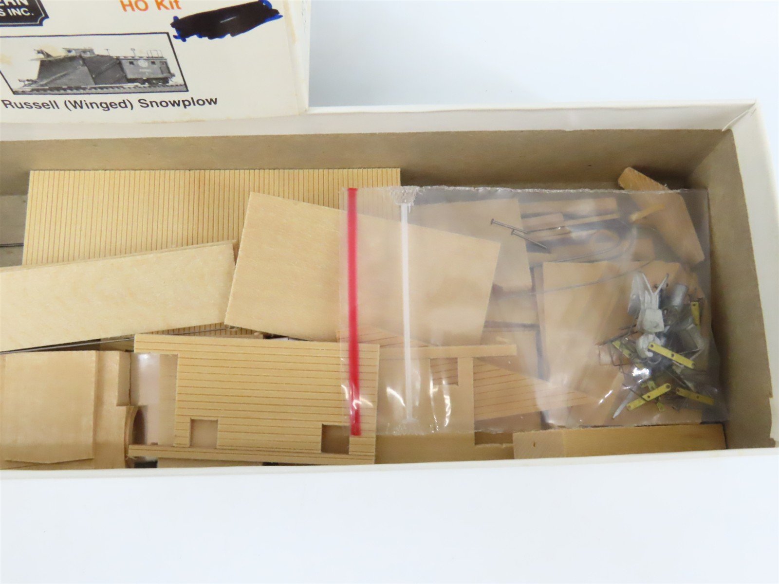 HO Northeastern Scale Models Kit HM-2 BM Boston & Maine Russell Winged Snowplow