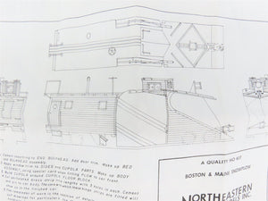 HO Northeastern Scale Models Kit HM-2 BM Boston & Maine Russell Winged Snowplow