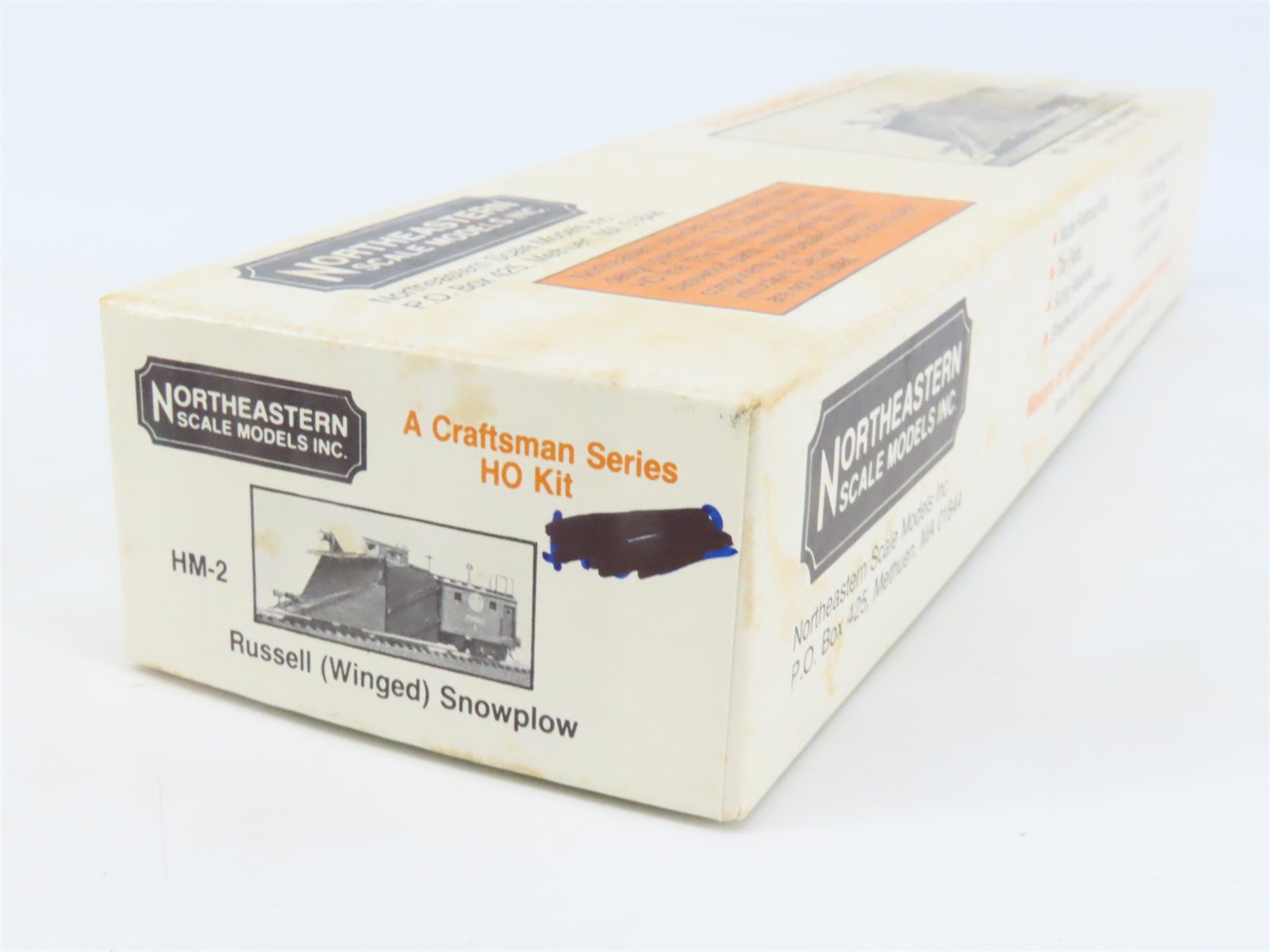 HO Northeastern Scale Models Kit HM-2 BM Boston & Maine Russell Winged Snowplow