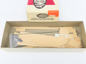 HO Scale Ambroid Kit H-25 B&O Baltimore & Ohio Railroad 3-Bay Hopper