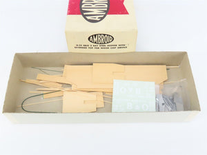 HO Scale Ambroid Kit H-25 B&O Baltimore & Ohio Railroad 3-Bay Hopper