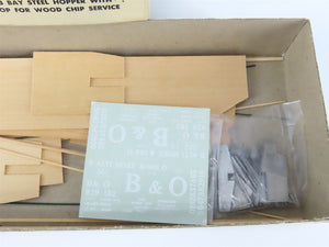 HO Scale Ambroid Kit H-25 B&O Baltimore & Ohio Railroad 3-Bay Hopper