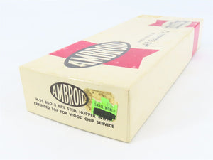 HO Scale Ambroid Kit H-25 B&O Baltimore & Ohio Railroad 3-Bay Hopper