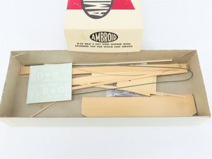 HO Scale Ambroid Kit H-25 B&O Baltimore & Ohio Railroad 3-Bay Hopper