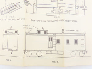 HO Scale A-C Kit CB-5 Unlettered Side Door Caboose
