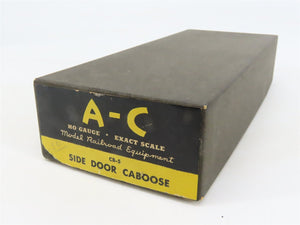 HO Scale A-C Kit CB-5 Unlettered Side Door Caboose