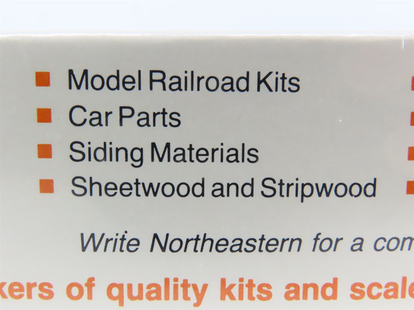 HO Northeastern Scale Models Kit HT-2 Ritcher Vinegar Tank Car - Sealed