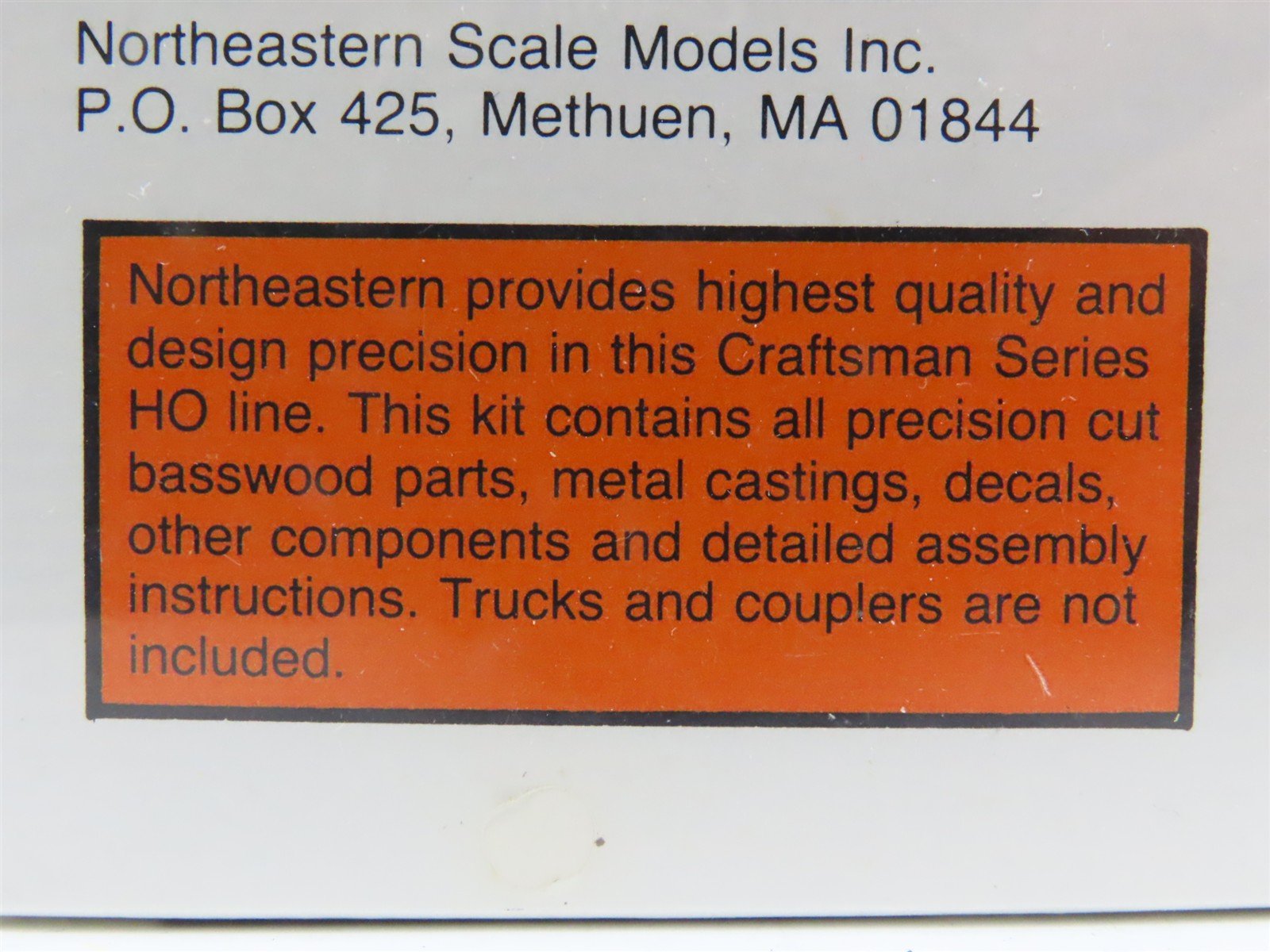 HO Northeastern Scale Models Kit HT-2 Ritcher Vinegar Tank Car - Sealed