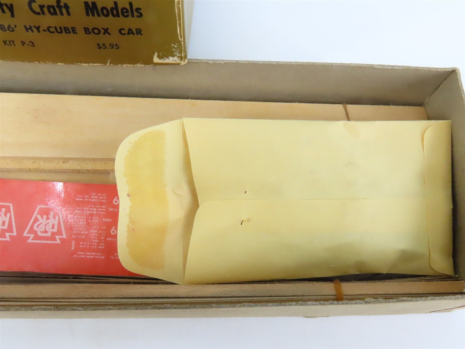 HO Scale Quality Craft Models Kit P-3 PRR Pennsylvania 86' Hy-Cube Box Car