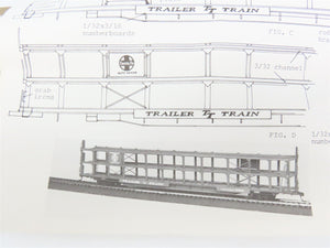 HO Scale Quality Craft Models Kit 314 BTTX ATSF Santa Fe Bi-Level Auto Rack