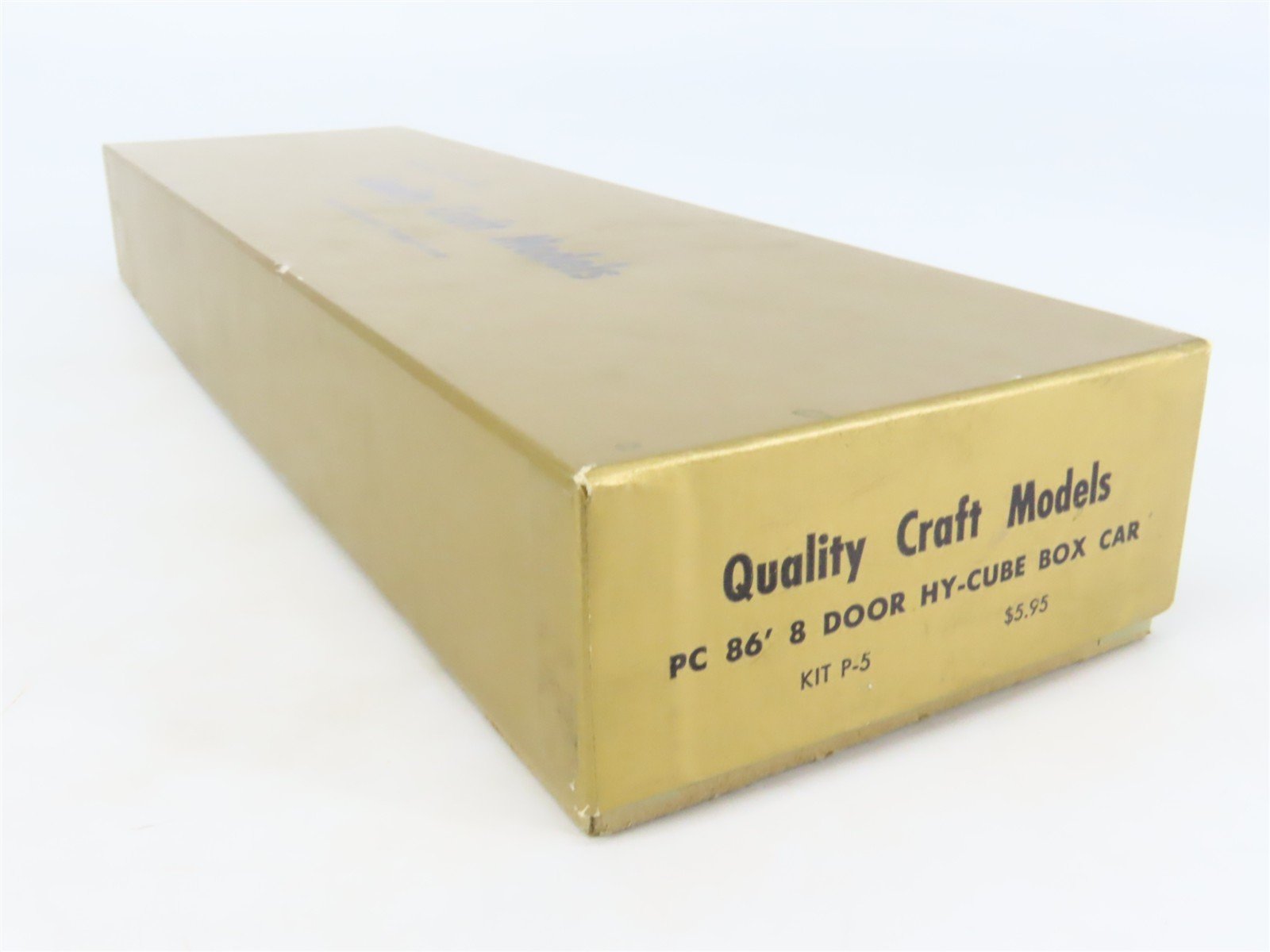 HO Scale Quality Craft Models Kit P-5 PC Penn Central 86' 8-Door Hy-Cube Box Car