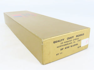 HO Quality Craft Models Kit T-3 BTTX ATSF Santa Fe 89' Bi-Level Auto Car