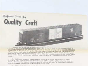 HO Scale Quality Craft Models Kit P-3 PRR Pennsylvania 86' Hy-Cube Box Car