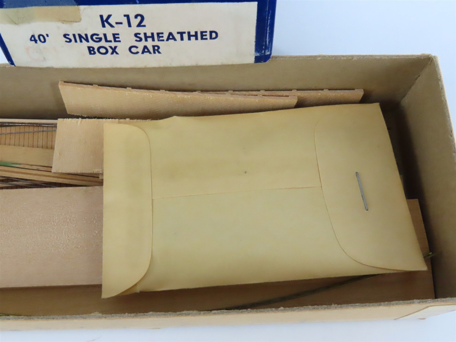 HO Scale Ambroid Kit K-12 CN Canadian National 40' Single Sheathed Box Car