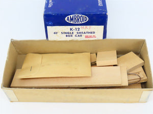 HO Scale Ambroid Kit K-12 MKT The Katy 40' Single Sheathed Box Car