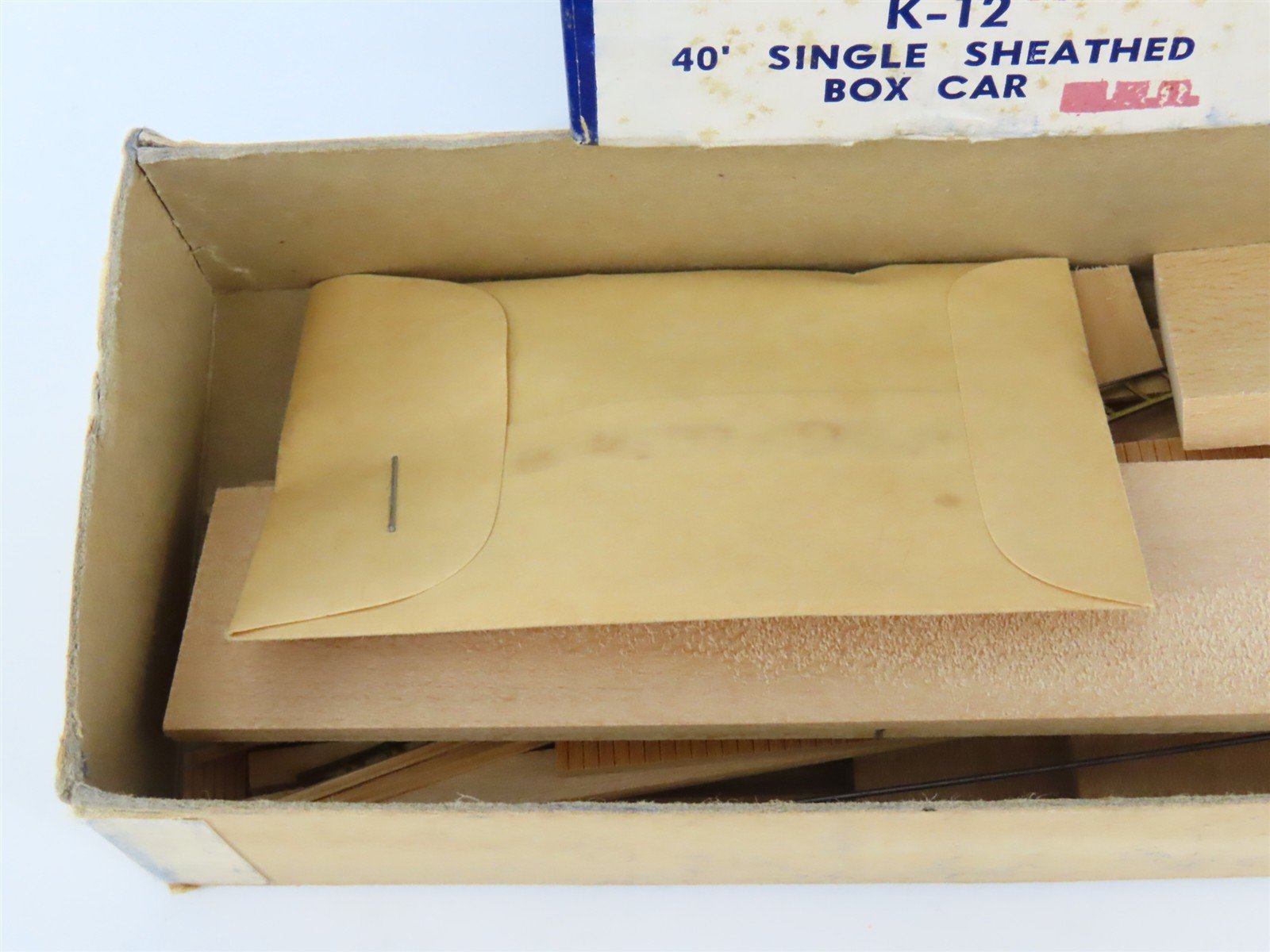 HO Scale Ambroid Kit K-12 MKT The Katy 40' Single Sheathed Box Car