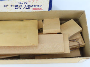 HO Scale Ambroid Kit K-12 MKT The Katy 40' Single Sheathed Box Car