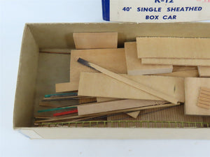 HO Scale Ambroid Kit K-12 D&RGW Rio Grande 40' Single Sheathed Box Car