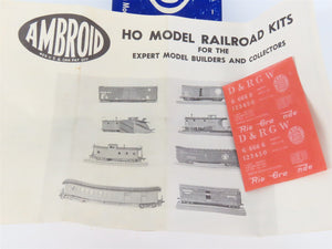 HO Scale Ambroid Kit K-12 D&RGW Rio Grande 40' Single Sheathed Box Car