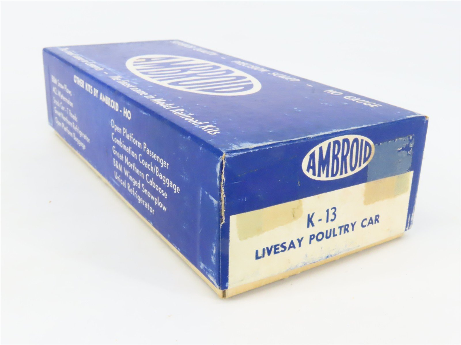 HO Scale Ambroid Kit K-13 LPTCO Livesay Poultry Car #2501