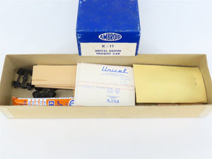 HO Scale Ambroid Kit K-11 Wood PSCX Unicel Reefer #1951