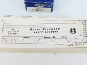 HO Scale Ambroid Kit K-11 GN Great Northern Railway Center Flow 4-Bay Hopper