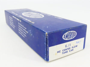 HO Scale Ambroid Kit K-11 BKTY Katy Center Flow 4-Bay Covered Hopper #1017