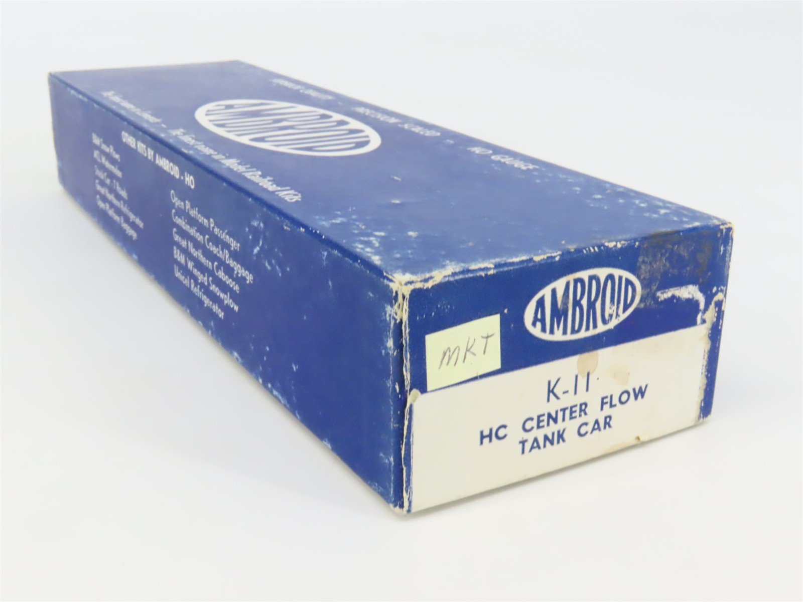 HO Scale Ambroid Kit K-11 BKTY Katy Center Flow 4-Bay Covered Hopper #1017