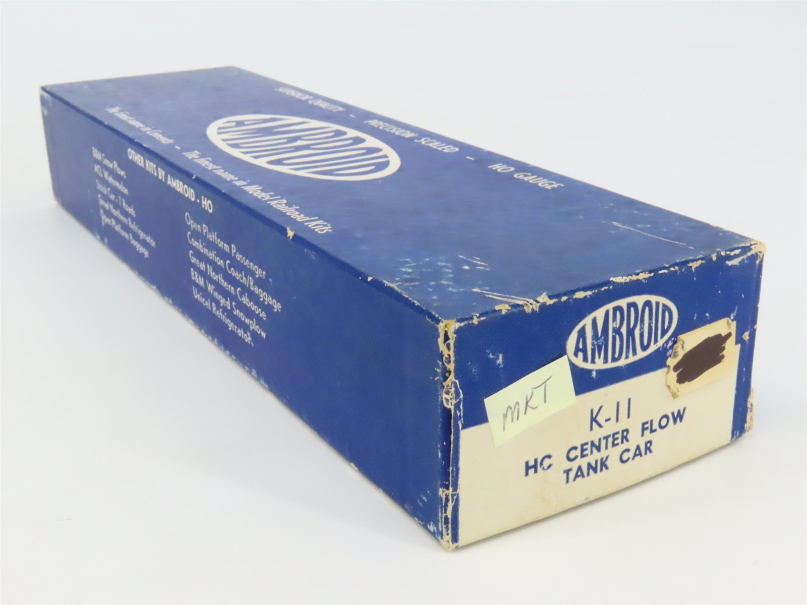 HO Scale Ambroid Kit K-11 BKTY Katy Center Flow 4-Bay Covered Hopper #1017